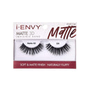 i-Envy 3 Pairs False Eyelashes Matte 3D Collection, Invisible Band, Soft & Matte Finish KISS