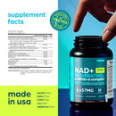 NAD Supplement Mg 8457Extra Strength NMN Alternative Liposomal + Green Tea for Women & Men w/Urolithin A, Resveratrol, CoQ10, Alpha Lipoic Acid Infinity Warehouse