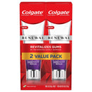 Colgate Renewal Gum Toothpaste for Gum Health, Teeth Sensitivity Repair, Fresh Mint Gel - 3 ounce (2 Pack) Colgate