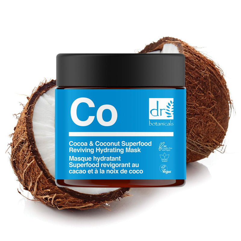 The Apothecary Collection by Dr Botanicals Cocoa & Coconut Superfood Reviving Hydrating Mask (60 ml / 2.02 fl oz) Dr Botanicals