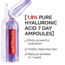L'Oreal Paris Revitalift Derm Intensives Hyaluronic Acid Serum Ampoules 7 Day Boost Pure Hyaluronic Acid Anti-Aging Ampoules to visibly replump skin in 7 days, 7 Ampoules, 0.28 fl; oz. L'Oreal Paris