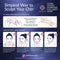 7 Piece V Line Shaping Face Masks – Lifting Hydrogel Collagen Mask with Aloe Vera – Anti-Aging and Anti-Wrinkle Band - Double Chin Reducer Strap - Contouring, Slimming and Firming Face Lift Sheet Stylia Store