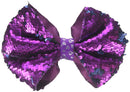 JoJo Siwa Ponytail Holder Bow, Purple Reversible Sequin, 1 Count JoJo Siwa