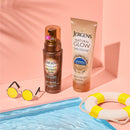 Jergens Natural Glow +FIRMING Self Tanner Body Lotion, Medium to Tan Skin Tone, Sunless Tanning Moisturizer, featuring Collagen and Elastin, Helps to Visibly Reduce Cellulite, 7.5 oz (2 Pack) Jergens