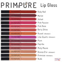 Prim and Pure Natural Lip Gloss for Women | Made with Organic Ingredients | Cruelty Free | Highly Pigmented, Hydrating, and Moisturizing Formula | Made in USA (Ruby Red) Prim and Pure