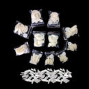 Vivace Natural Half Moon 550 Acrylic Fake False Nail Tips 11 Sizes For Nail Salon Nail Shop (Natural Half Moon) Vivace