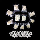 Vivace Natural Half Moon 550 Acrylic Fake False Nail Tips 11 Sizes For Nail Salon Nail Shop (Natural Half Moon) Vivace