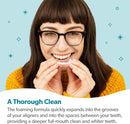 EverSmile AlignerFresh Enamel Guard Fluoride Foam – Aligner & Retainer Cleaner/Whitener with Enamel Protection – Strengthens, Protects & Whitens Teeth, Eliminates Bacteria – Fresh Mint, 1 Pack (50ml) Infinity Warehouse