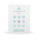 LumenKind, Mindful Marks (Teal) 31 Tiny Temp Tattoo Mindfulness Stickers - Wearable Reminders for your Intentions. Choose your Focus - Set your Intention - Renew your Commitment LUMENKIND