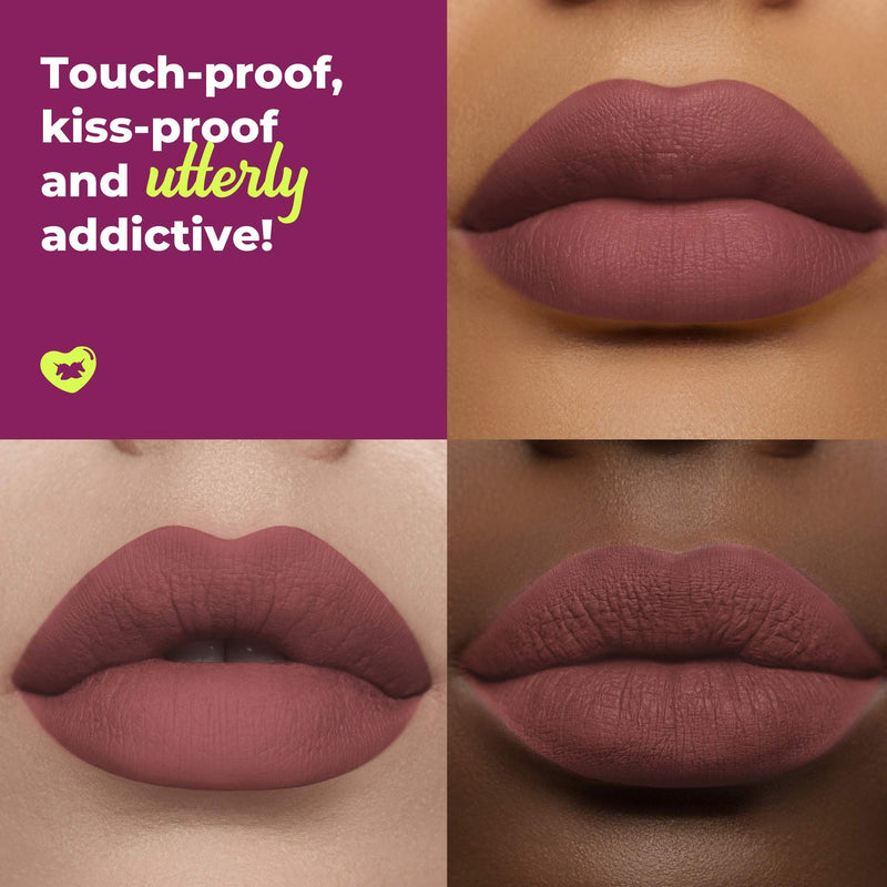 Lime Crime Velvetines Liquid Matte Lipstick, Sasha - Toasted Rose - French Vanilla Scent - Long-Lasting Velvety Matte Lipstick - Won't Bleed or Transfer - Vegan Lime Crime Store