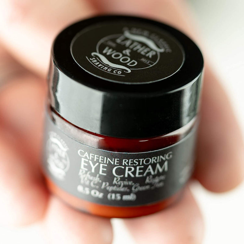 Caffeine Restoring Eye Cream For Men Lather & Wood Shaving Co
