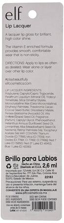 Elf Cosmetics Lip Lacquer, Bold Pink, 0.6 Ounce e.l.f.