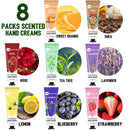 Hand Cream Gift Set 10 Packs w/Foot Cream & Lip Balm Moisturizing Hand Lotion w/Shea Butter for Dry Cracked Hands Skin,Unique Christmas Stocking Stuffers Gift for Women Wife Mom Her Grandma FULLLIGHT TECH