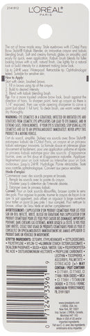 L'Oreal Paris Brow Stylist Kabuki Blender Brow Crayon, Blonde, 0.05 oz. L'Oréal Paris