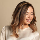 Madison Braids Women's Arisa Fishtail Headband Hair Braid Natural Looking Synthetic Hair Piece Extension (Highlighted) MADISON BRAIDS