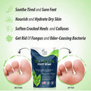 Tea Tree Oil Foot Soak With Epsom Salt - Made in USA - For Foot Odor, Toenail Fungus, Athletes Foot, Softens Calluses & Soothes Sore Tired Feet, Pedicure Spa at Home - 16oz FOOT CURE