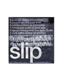 Slip Silk Skinnie Scrunchies Midnight Collection (Charcoal, Navy, Silver) - 100% Pure 22 Momme Mulberry Silk Scrunchies for Women - Hair-Friendly + Luxurious Elastic Scrunchies Set (6 Scrunchies) SLIP