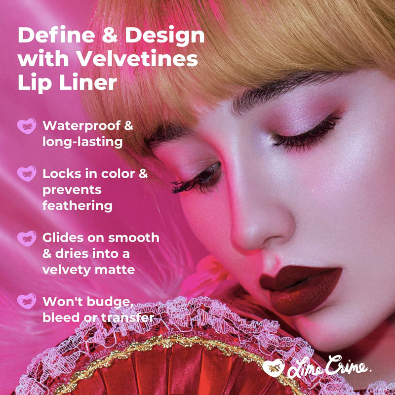 Lime Crime Velvetines Lip Liner, Angel (Apricot Nude) - Soft & Creamy Texture - Long-Lasting Nude Matte Lip Lining Pencil - Waterproof Formula, Won't Smudge or Transfer - Vegan & Cruelty-Free Lime Crime