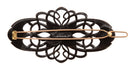 France Luxe Chicago Tige Boule Barrette - Nacro Black France Luxe