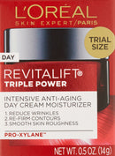 L'Oreal Paris Skin Care Revitalift Triple Power Intensive Anti-Aging Day Cream Moisturizer, 0.5 Ounce L'Oreal Paris