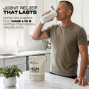 Pure MSM Powder | Organic Sulfur Powder for Skin, Hair, and Nails | Cellular Detox, Joint Health, Immune Boost, & Increased Energy | 99.9% Pure MSM Supplement | Made in the USA, 0g Sugar (64 Servings) Infinity Warehouse