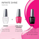 OPI Infinite Shine 2 Long-Wear Lacquer, Pretty Pink Perseveres, Pink Long-Lasting Nail Polish, 0.5 fl oz OPI