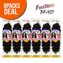 FreeTress Synthetic Hair Crochet Braids GoGo Curl 12" (6-Pack, 30) Freetress
