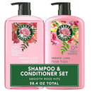 Herbal Essences Shampoo & Conditioner Set, Smooth Collection, Paraben-Free, Color-Safe, with Rose Hips & Vitamin E, 29.2 Fl Oz Each, 2-Pack Infinity Warehouse