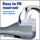 Waterpik Cordless Advanced Water Flosser For Teeth, Gums, Braces, Dental Care With Travel Bag and 4 Tips, ADA Accepted, Rechargeable, Portable, and Waterproof, Gray WP-567 Waterpik