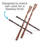 Goody Ouchless Hair Bobby Pins - 50 Count, Assorted Brunette Colors - Slideproof and Lock-In Place - Suitable for All Hair Types - Pain-Free Hair Accessories for Women and Girls - All Day Comfort GOODY
