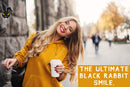 Premium Activated Charcoal Teeth Whitening Powder by Black Rabbit - Fluoride Free 30g/1.06oz Black Rabbit