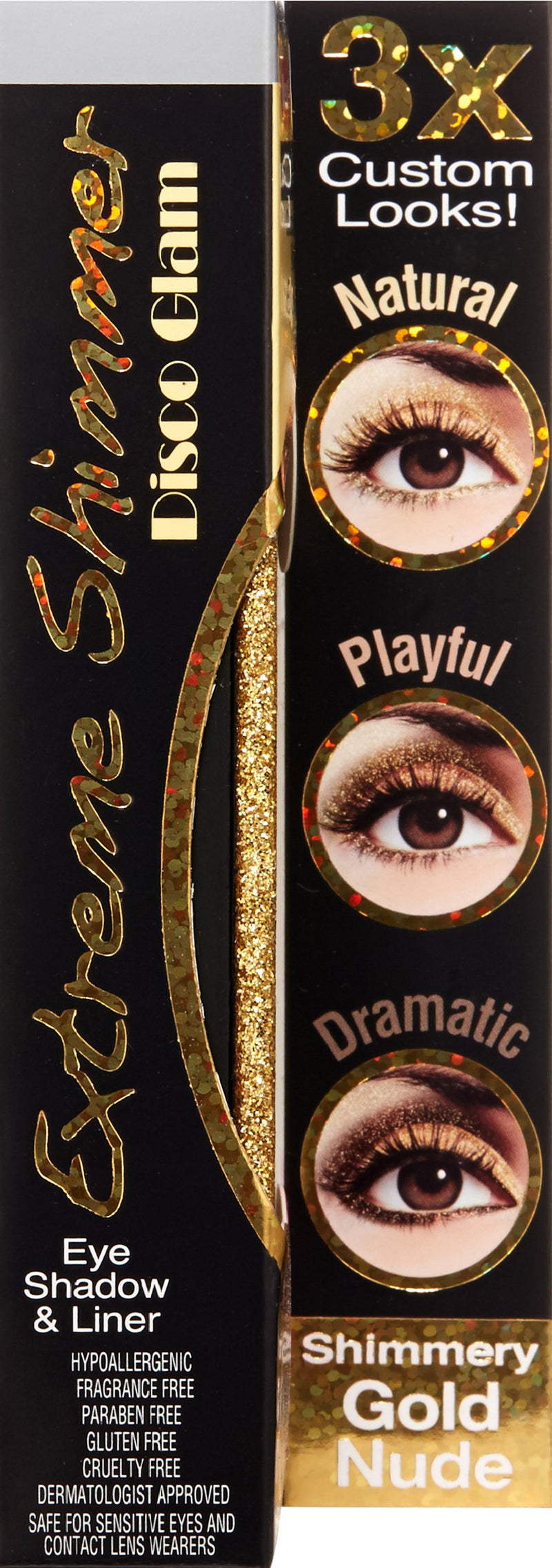 Physicians Formula Strips Custom Eye Enhancing Extreme Shimmer Shadow and Liner Disco Glam, Gold Nude, 0.12 Ounce Physicians Formula