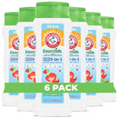 Arm & Hammer 6 Pack Essentials Kids Body Wash - 3-in-1 Watermelon Kiwi 22.5oz - Non Toxic Kids Shampoo and Body Wash And Conditioner Infinity Warehouse