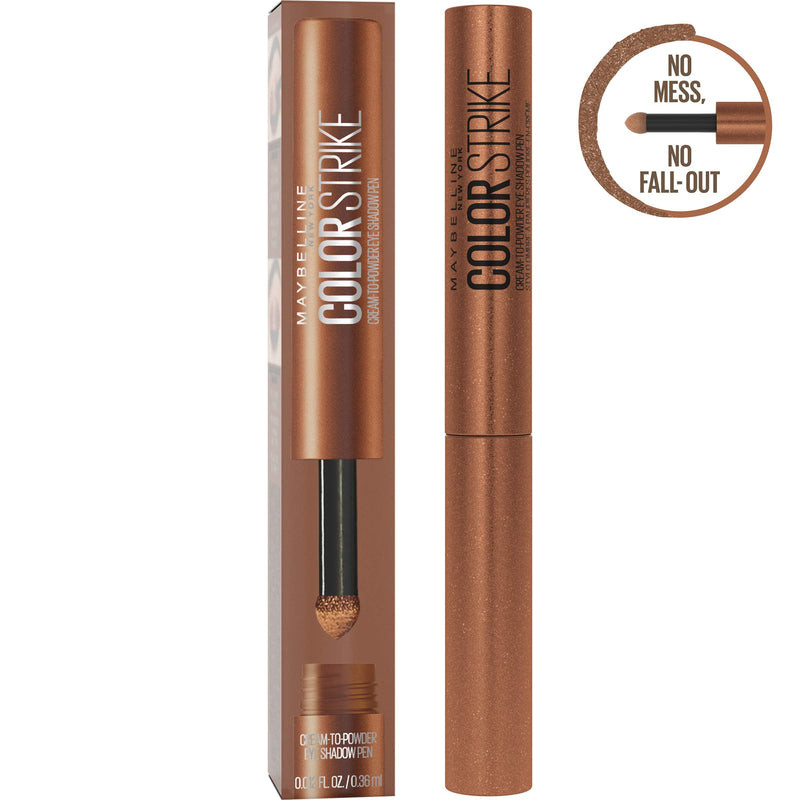 Maybelline New York Color Strike Eye Shadow Pen, Cream To Powder Finish, 40 Rally Maybelline New York