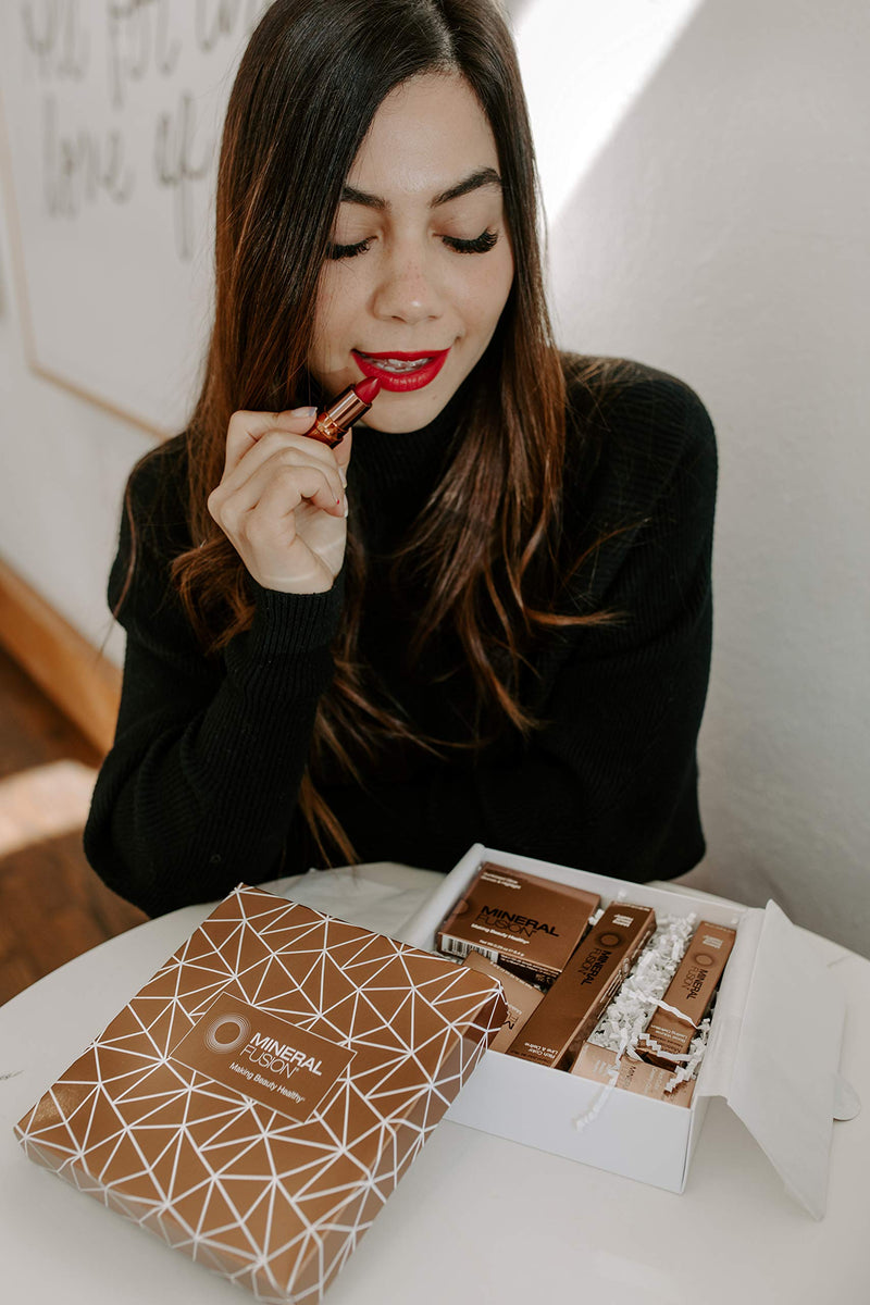 Mineral Fusion Lipstick, Ruby, .14 Ounce Mineral Fusion