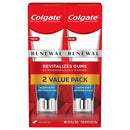 Colgate Renewal Gum Toothpaste for Gum Health, Teeth Whitening Restoration, Cool Mint Gel - 3 ounce (2 Pack) Colgate