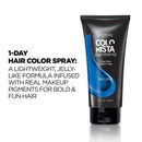 L'Oreal Paris Hair Makeup Temporary 1-Day Hair Color for Brunettes, Blue 60, 1 Fl Oz L'Oreal Paris