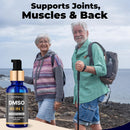 Zenrenu DMSO Cream 99.995% Pure Pharmaceutical Grade - 40-in-1 Advanced Formula -12 Essential Oils, Arnica, Aloe Vera, MSM - Fast-Absorbing Joint & Muscle Cream – 2 oz Glass Pump Bottle – Made in USA Infinity Warehouse