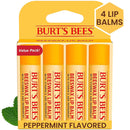Burt's Bees Lip Balm - Berry Agua Fresca, Dragonfruit Lemon, Coconut & Pear, Tropical Pineapple Pack, With Beeswax, Tint-Free, Natural Origin Lip Treatment, 4 Tubes, 0.15 oz. Infinity Warehouse