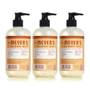 Mrs. Meyer's Clean Day Liquid Hand Soap, Cruelty Free and Biodegradable Hand Wash Formula Made with Essential Oils, Oat Blossom Scent, 12.5 oz - Pack of 3 MRS. MEYER'S CLEAN DAY