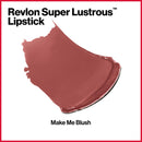 Revlon Super Lustrous Lipstick, High Impact Lipcolor with Moisturizing Creamy Formula, Infused with Vitamin E and Avocado Oil in Plum / Berry, Make Me Blush (763) REVLON