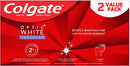 Colgate Optic White Advanced Teeth Whitening Toothpaste with Fluoride, 2% Hydrogen Peroxide, Icy Fresh - 4.5 ounce (2 Pack) Colgate