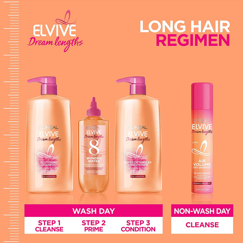 L'Oreal Paris Elvive Dream Lengths Air Volume Dry Shampoo, 4.16 Ounce L'Oreal Paris