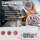 Hustle Butter Tattoo Soap & Aftercare Balm - Antibacterial Soap, Safe To Use While Healing, Vegan, No Petroleum - 5 Ounce Balm & 7 Ounce Tattoo Wash Kit Infinity Warehouse