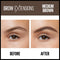 Maybelline New York Brow Extensions Fiber Pomade Crayon Eyebrow Makeup, 257 Medium Brown Maybelline New York