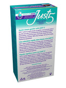 Just 5 Women's 5 Minute Permanent Hair Color with Conditioner, Grey Hair Coloring for Women - Darkest Brown Just 1