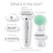 Braun Epilator Silk-épil 9 9-020 with Flexible Head, Facial Hair Removal for Women, Shaver & Trimmer, Cordless, Rechargeable, Wet & Dry, Beauty Kit with Body Massage Pad Braun