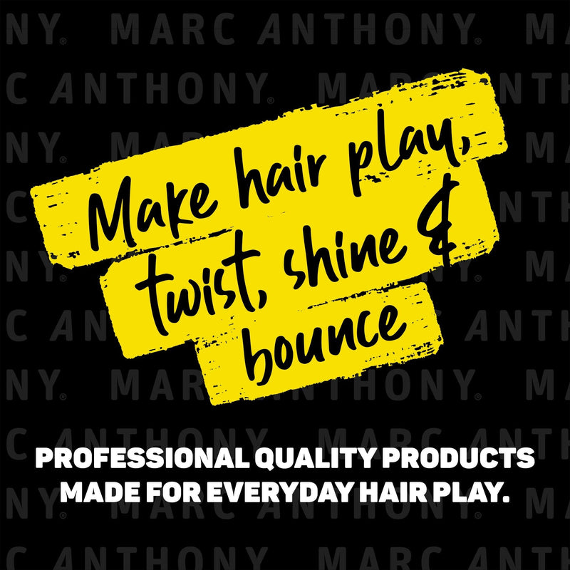 Marc Anthony Grow Long Biotin Shampoo and Conditioner Gift Set, Vitamin E and Caffeine, Sulfate Free, Color Safe Curly Hair & Dorm Room Essential for Women, Basic, 16.8 Oz Marc Anthony