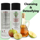 MOUNTAIN TOP Apple Cider Vinegar ACV Shampoo (8 oz / 273 ml) with Biotin, Castor Oil - Clarifying, For Fuller & Thicker Hair - Paraben, Sulfate Free - All Hair Types, Men & Women MOUNTAIN TOP
