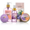 Spa Baskets For Women - Luxury Bath Set With Honey & Lavender - Spa Kit Includes Wash, Bubble Bath, Lotion, Bath Salts, Body Scrub, Body Spray, Shower Puff, Bathbombs, Soap and Towel